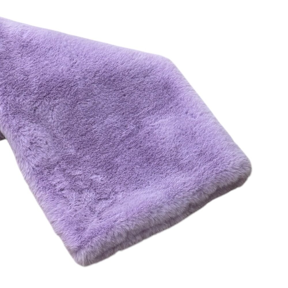 Anthropologie Lavender Faux Fur Shrug Sleeve Wrap – One Size - Picture 7 of 9